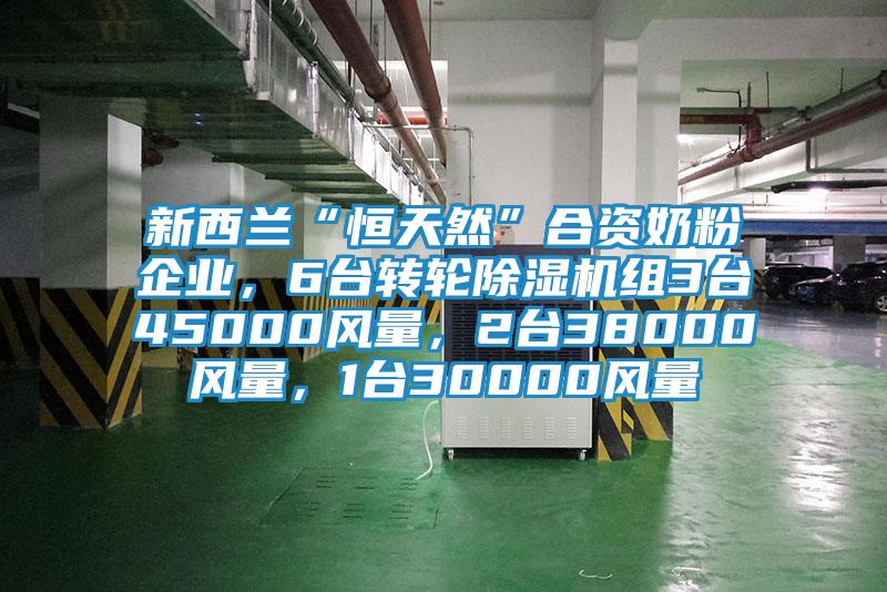 新西蘭“恒天然”合資奶粉企業，6臺轉輪除濕機組3臺45000風量，2臺38000風量，1臺30000風量