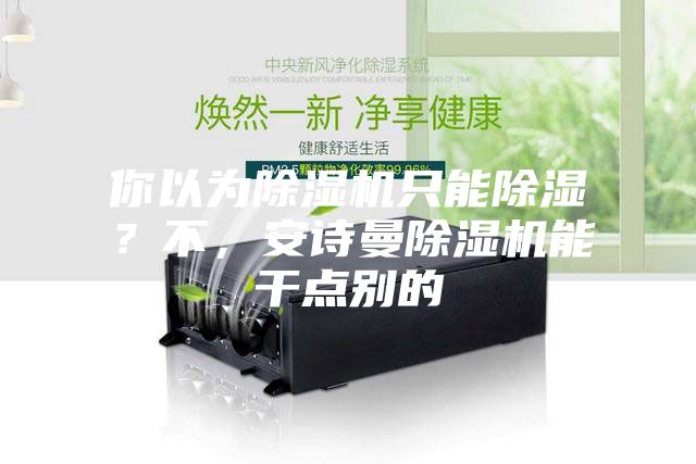 你以為除濕機只能除濕？不，安詩曼除濕機能干點別的