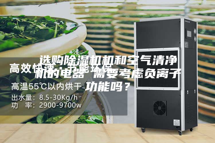 選購(gòu)除濕機(jī)機(jī)和空氣清凈機(jī)的電器 需要考慮負(fù)離子功能嗎？