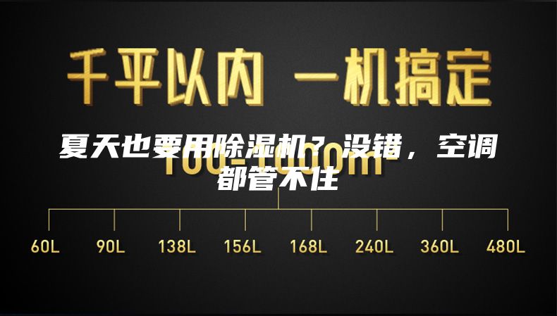 夏天也要用除濕機？沒錯，空調都管不住