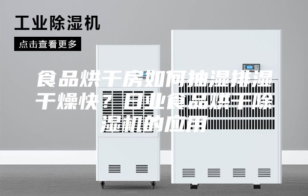 食品烘干房如何抽濕排濕干燥快？日業食品烘干除濕機的應用