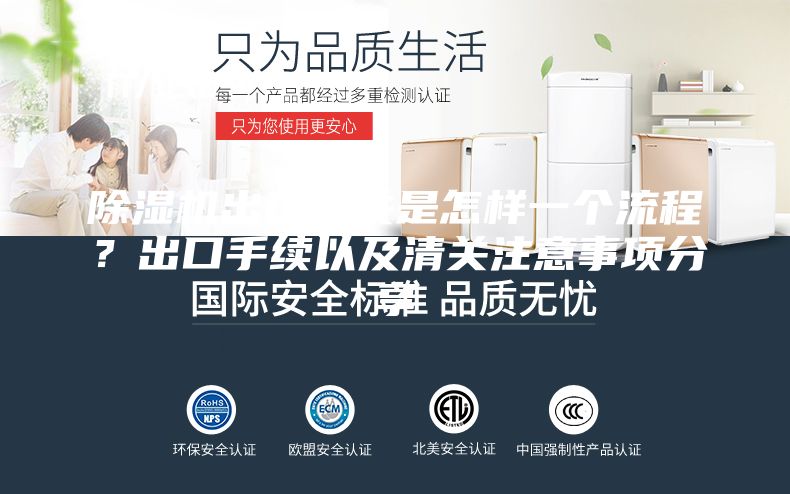 除濕機出口報關是怎樣一個流程？出口手續以及清關注意事項分享