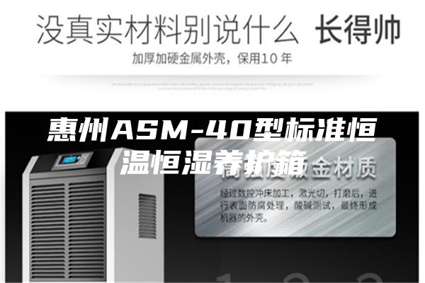惠州ASM-40型標準恒溫恒濕養(yǎng)護箱
