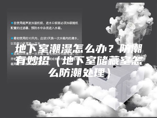 地下室潮濕怎么辦？防潮有妙招（地下室儲藏室怎么防潮處理）